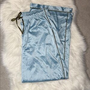 NWOT Parade Dream Wide Leg Satin Pyjama Pants in Ethereal - Medium